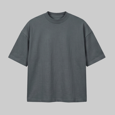 Playera Oversize Gris 300G