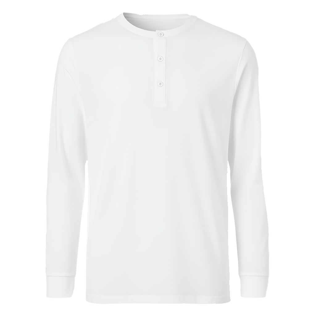 Camiseta con Botones Manga Larga