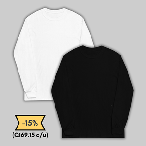 Playera manga larga Pack 2