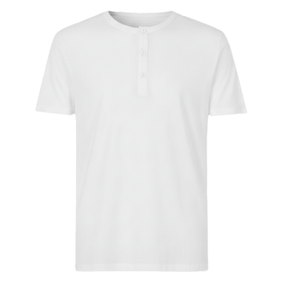 Camiseta con Botones Blanca