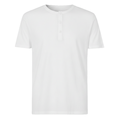 Camiseta con Botones Blanca