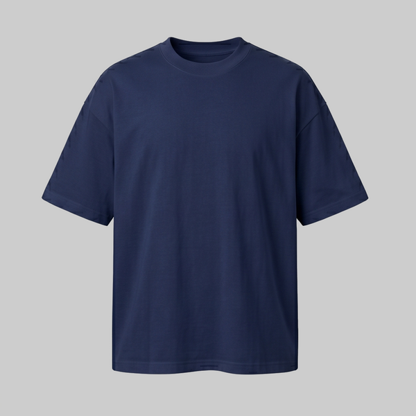 Playera Oversize Azul