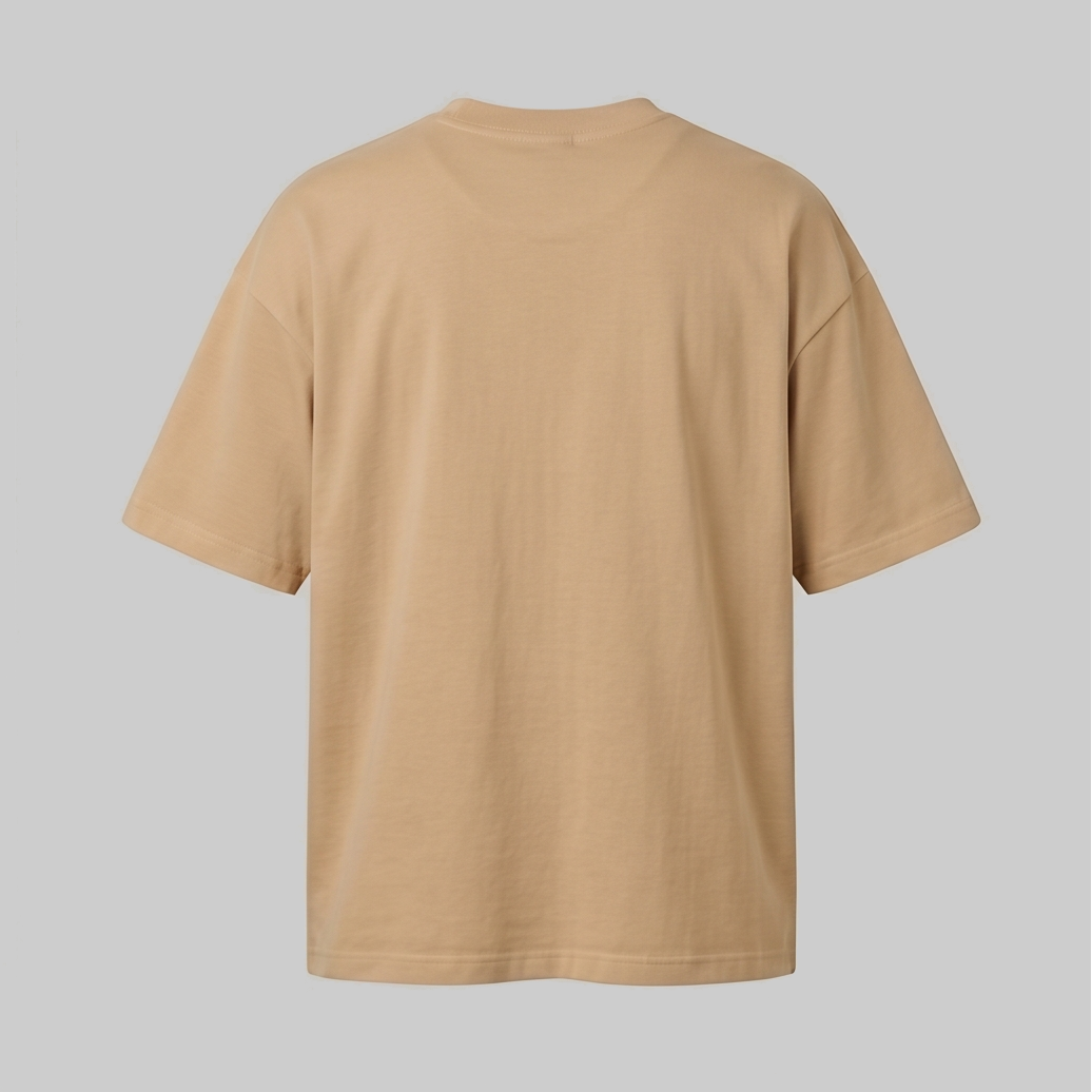 Playera Oversize Beige — vista 2