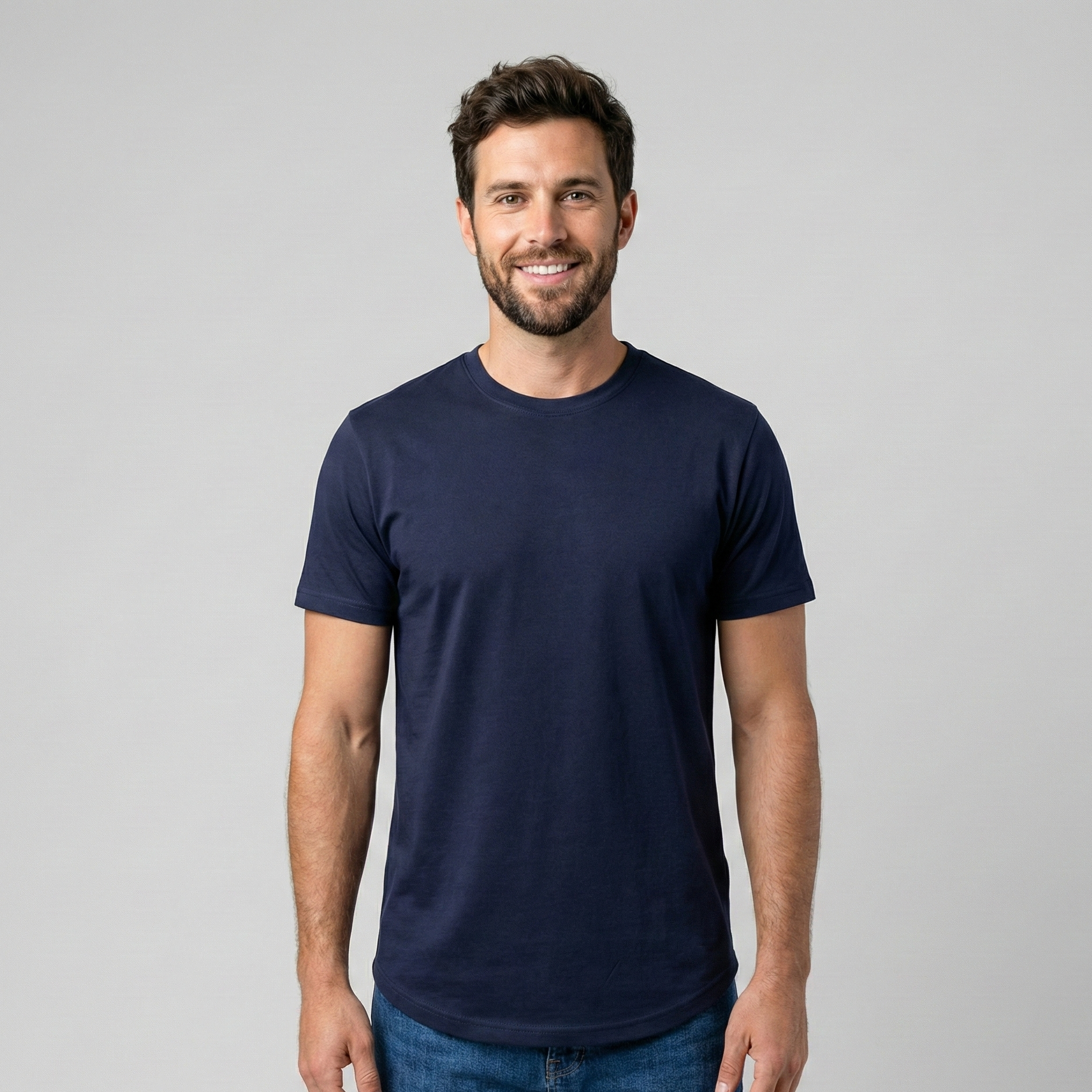 Playera manga corta azul Hijo de tigre Guatemala