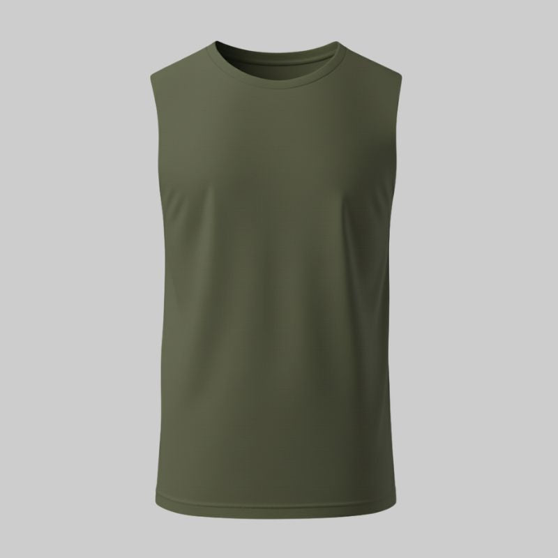 Camiseta Verde Sin Mangas