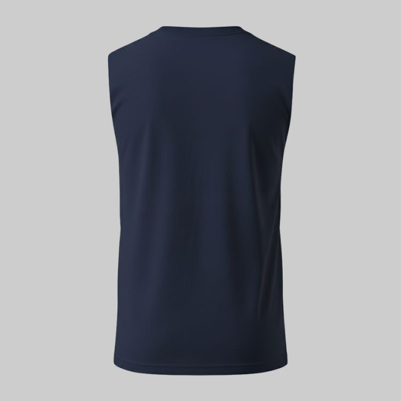 Camiseta Azul Sin Mangas