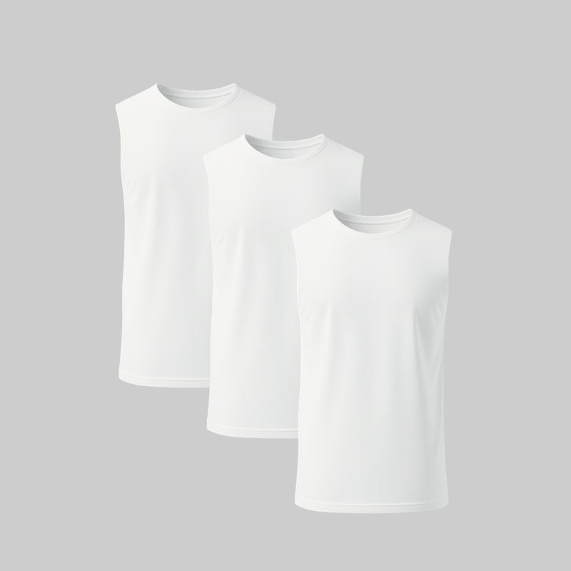 T-shirt noir sans manches