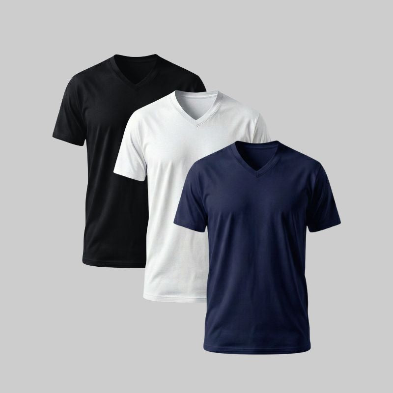 Playera Cuello V Pack 3 — vista 2