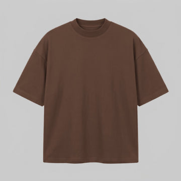 Playera Oversize Café 300G