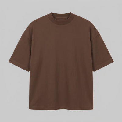 Playera Oversize Café 300G