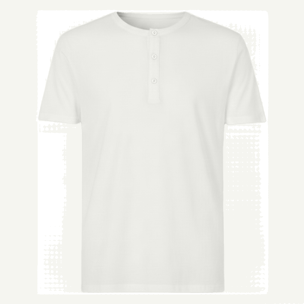 Camiseta con Botones Blanca - tono uniforme HdT