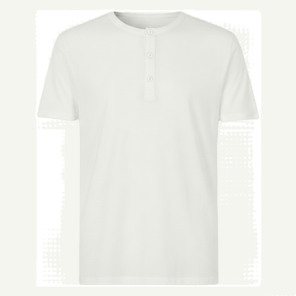 Camiseta con Botones Blanca - tono uniforme HdT
