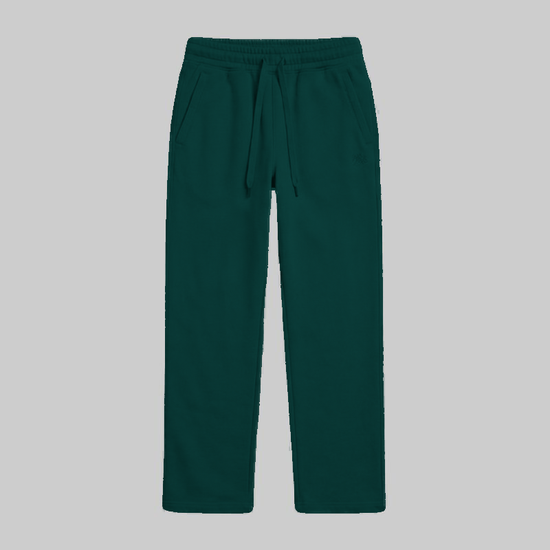 Pants de Algodón Verde Botella — frente