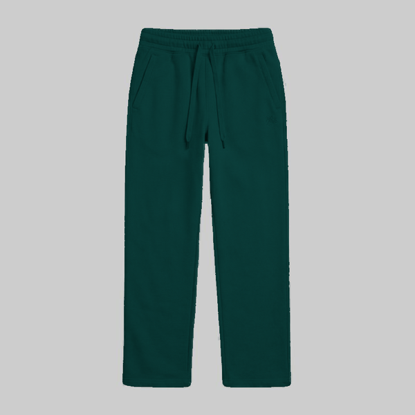 Pants de Algodón Verde Botella — frente