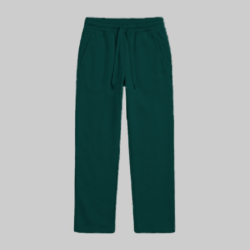 Pants de Algodón Verde Botella — frente (vista 2)