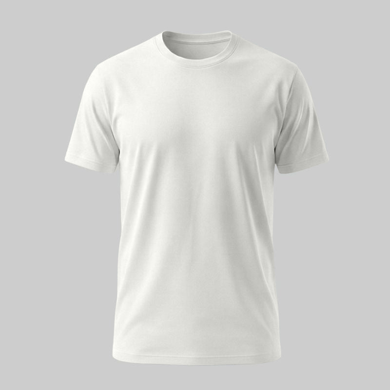 Playera Blanca de Algodón - tono uniforme HdT