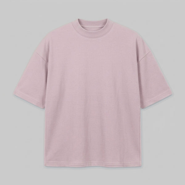 Playera Oversize Rosa 300G - vista frontal