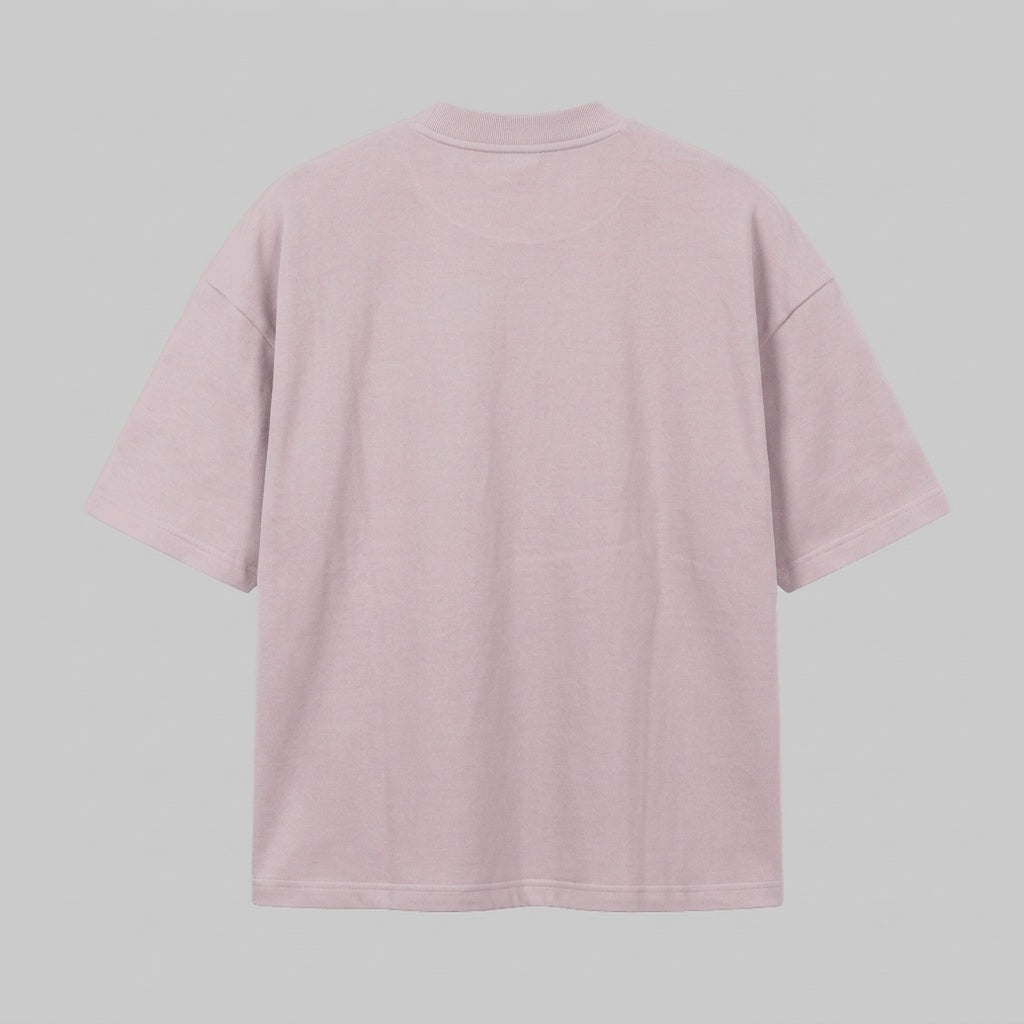 Playera Oversize Rosa 300G - vista trasera