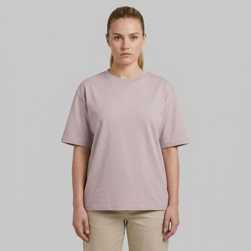 Playera Oversize Rosa 300G - modelo