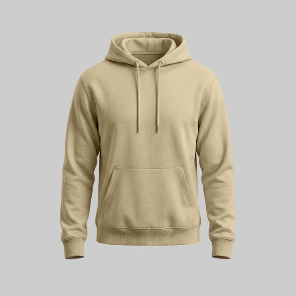 Sudadero Beige con Capucha - tono uniforme HdT