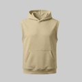 Sudadero Beige Sin Mangas - tono uniforme HdT
