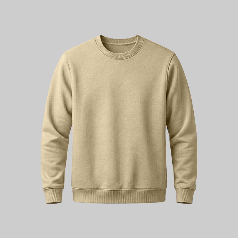 Sudadero Beige - tono uniforme HdT