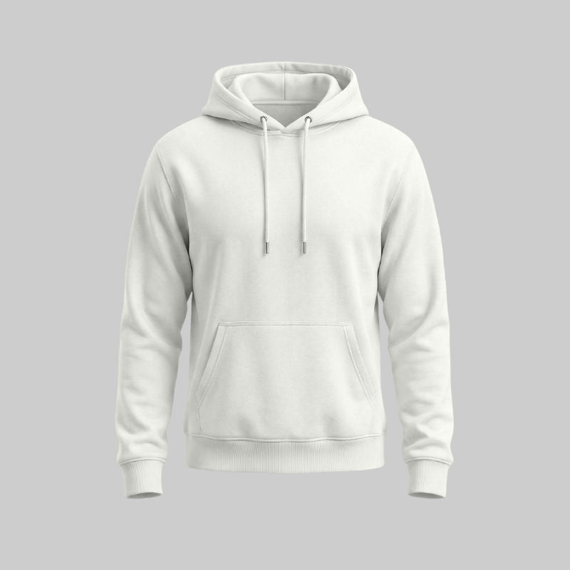Sudadero Blanco con Capucha - tono uniforme HdT