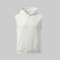Sudadero Blanco Sin Mangas - tono uniforme HdT