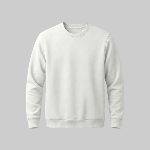 Sudadero Blanco - tono uniforme HdT