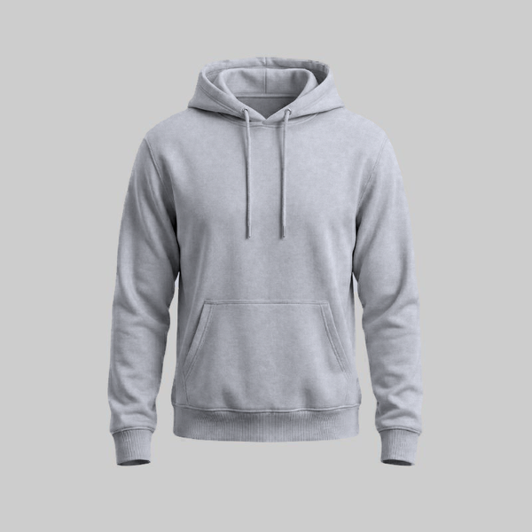 Sudadero Gris con Capucha — frente