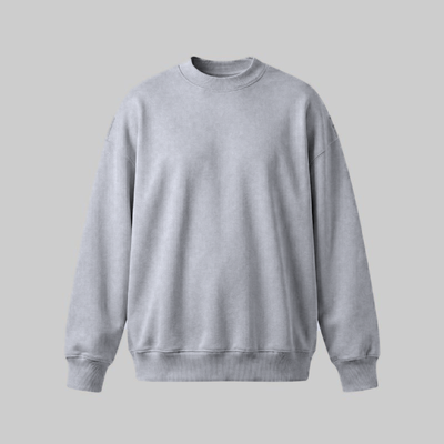 Sudadero Gris Oversize