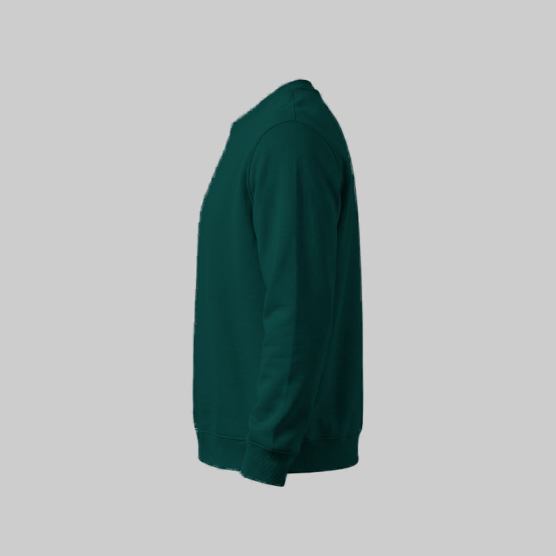 Sudadero Verde Botella — lateral