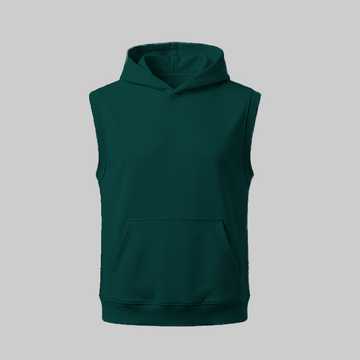Sudadero Verde Sin Mangas