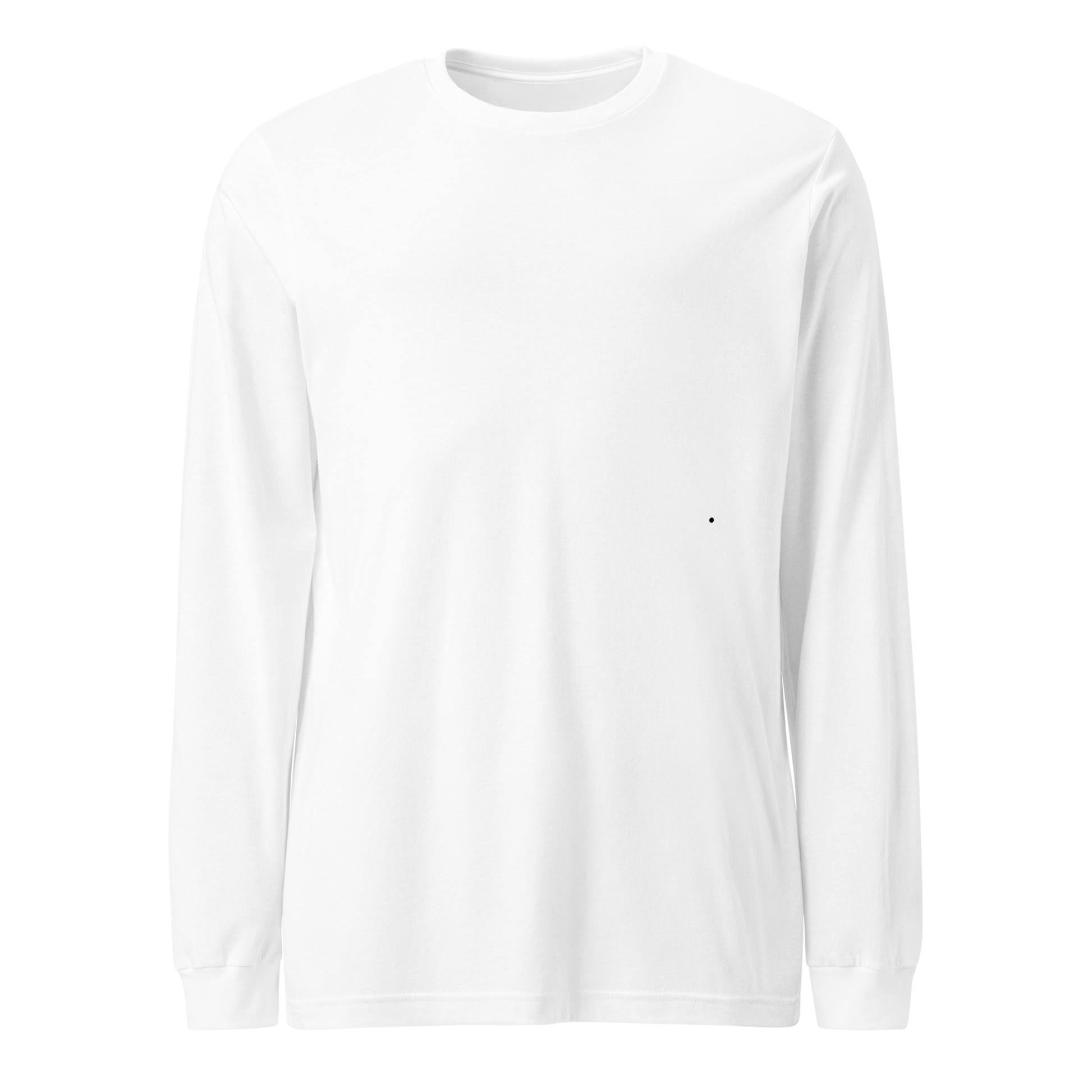 Playera blanca manga larga Pack 2