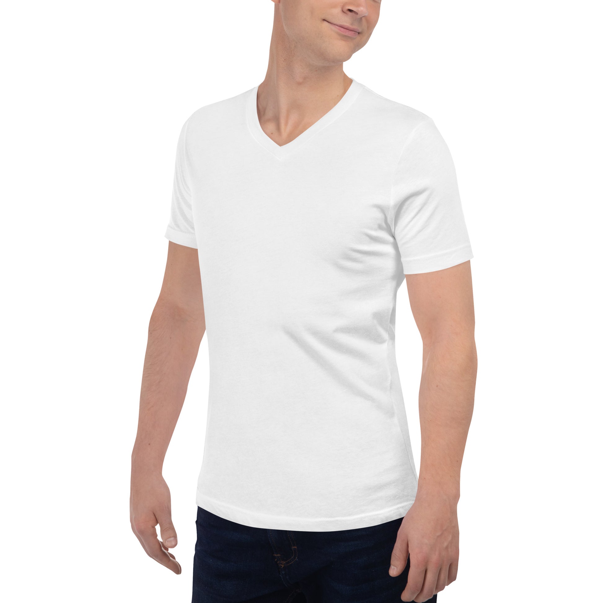 Camiseta Blanca Cuello V Pack 6 - Elegancia y calidad en nuestra insignia. Descubre la perfección del algodón premium importado. Paquete de 6